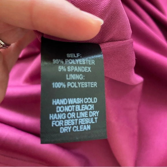 LULU’S Magenta Fit & Flare Sleeveless Halter Mini Dress Size M - Picture 12 of 13